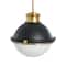 Hello Honey® Robert Stevenson Lighting Cameron Two-Tone Metal & Frosted Glass Ceiling Light